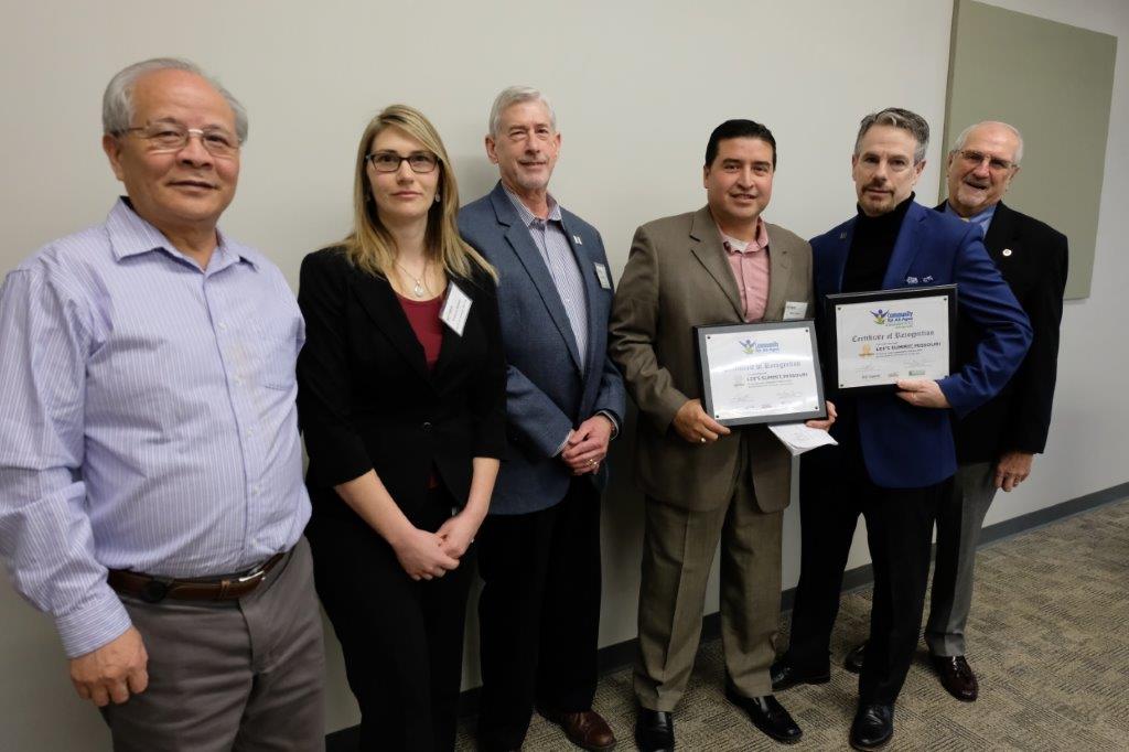 Photo: Lee's Summit Receiving Silver and Gold Certification